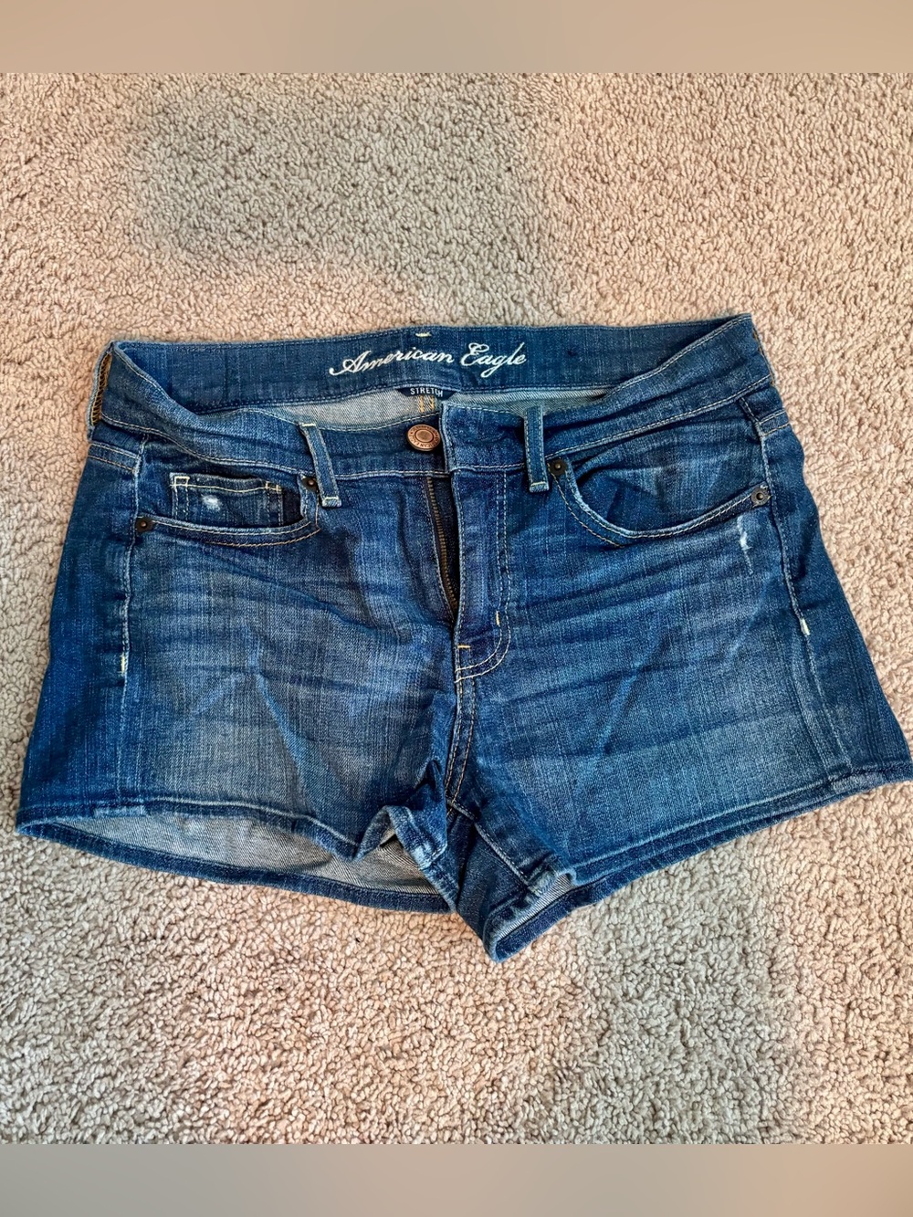 American Eagle Dark Wash Denim Shorts
